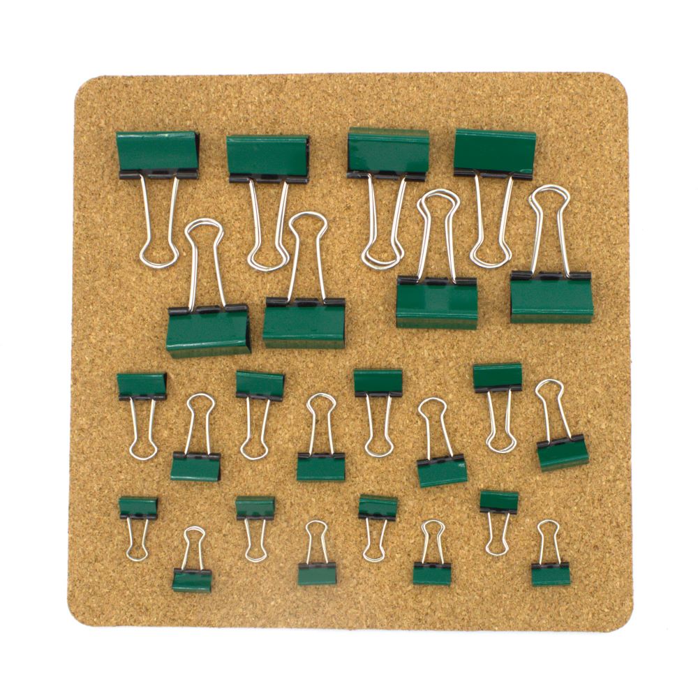 Hunter Green Binder Clips