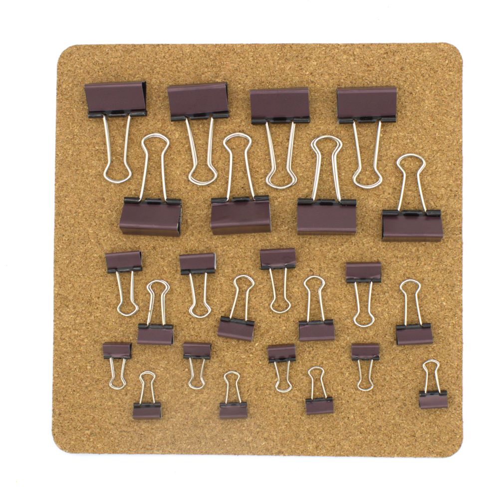 Brown Binder Clips