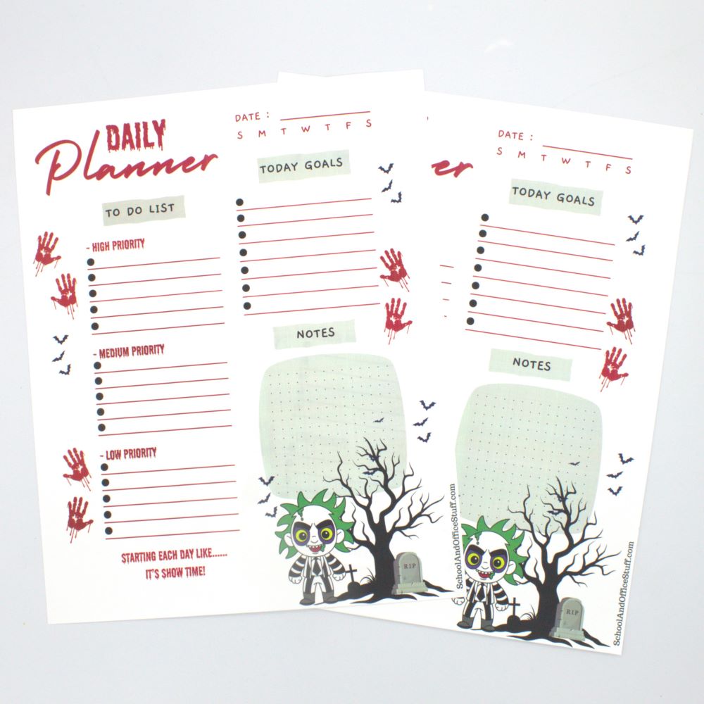 Beetle Juice Planner Pad