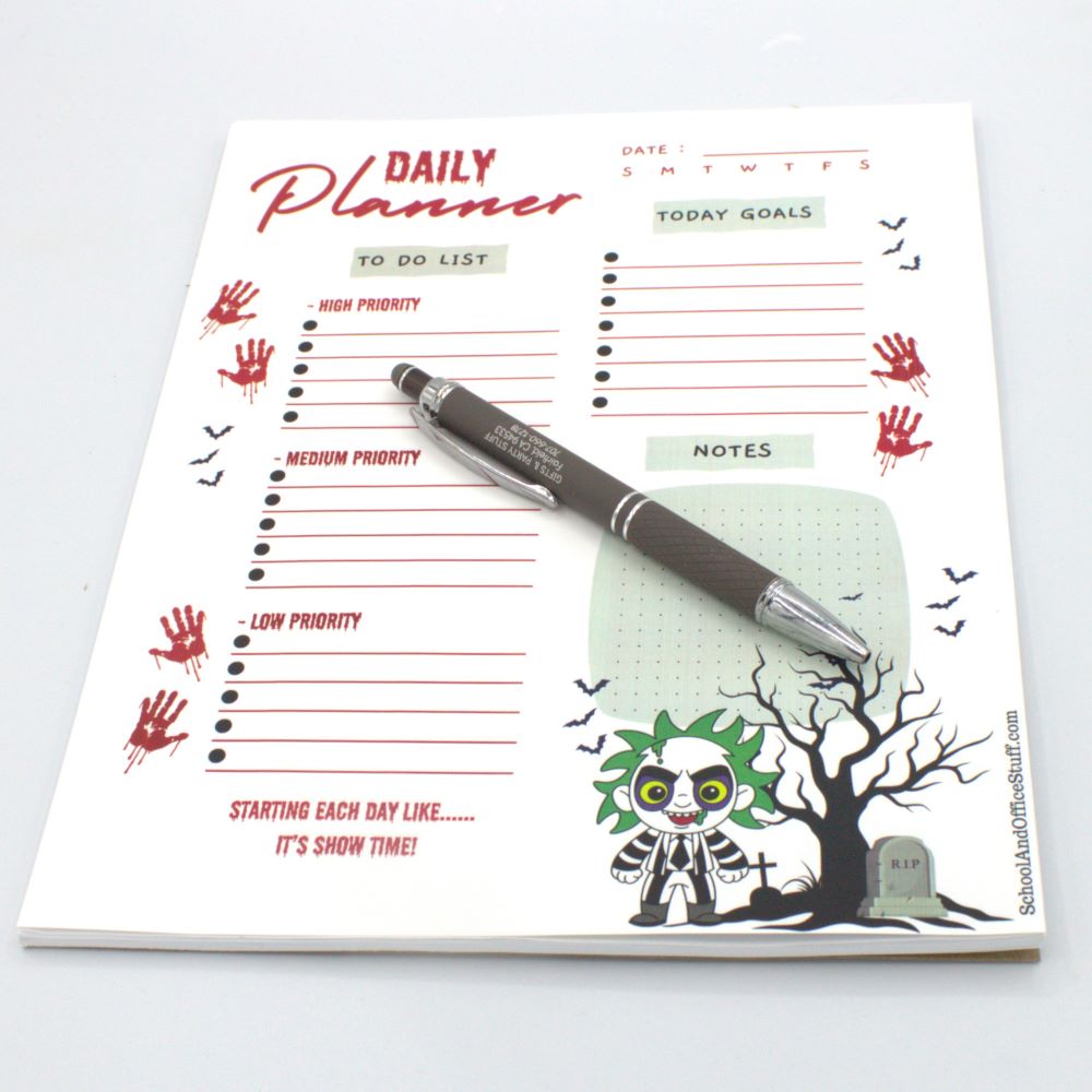 Beetle Juice Planner Pad