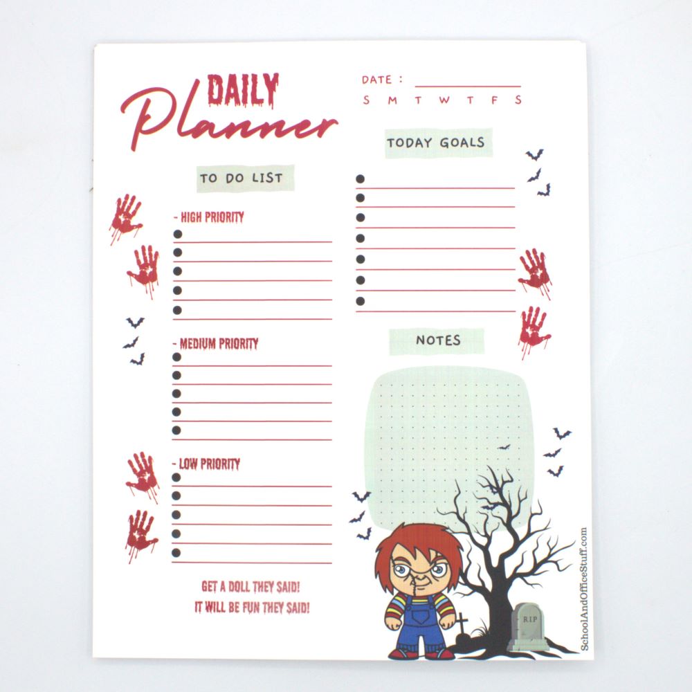 Chucky Planner Pad