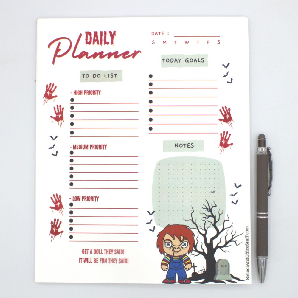 Chucky Planner Pad