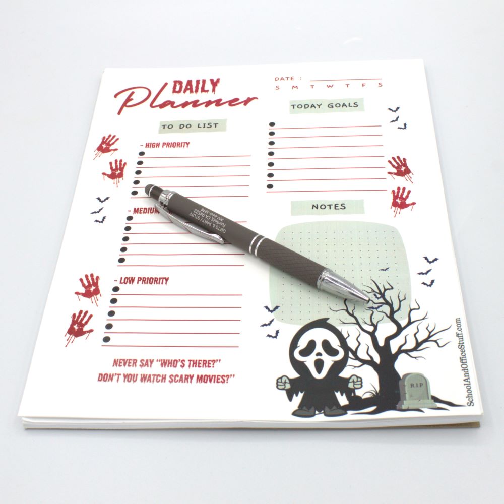 Ghostface Planner Pad