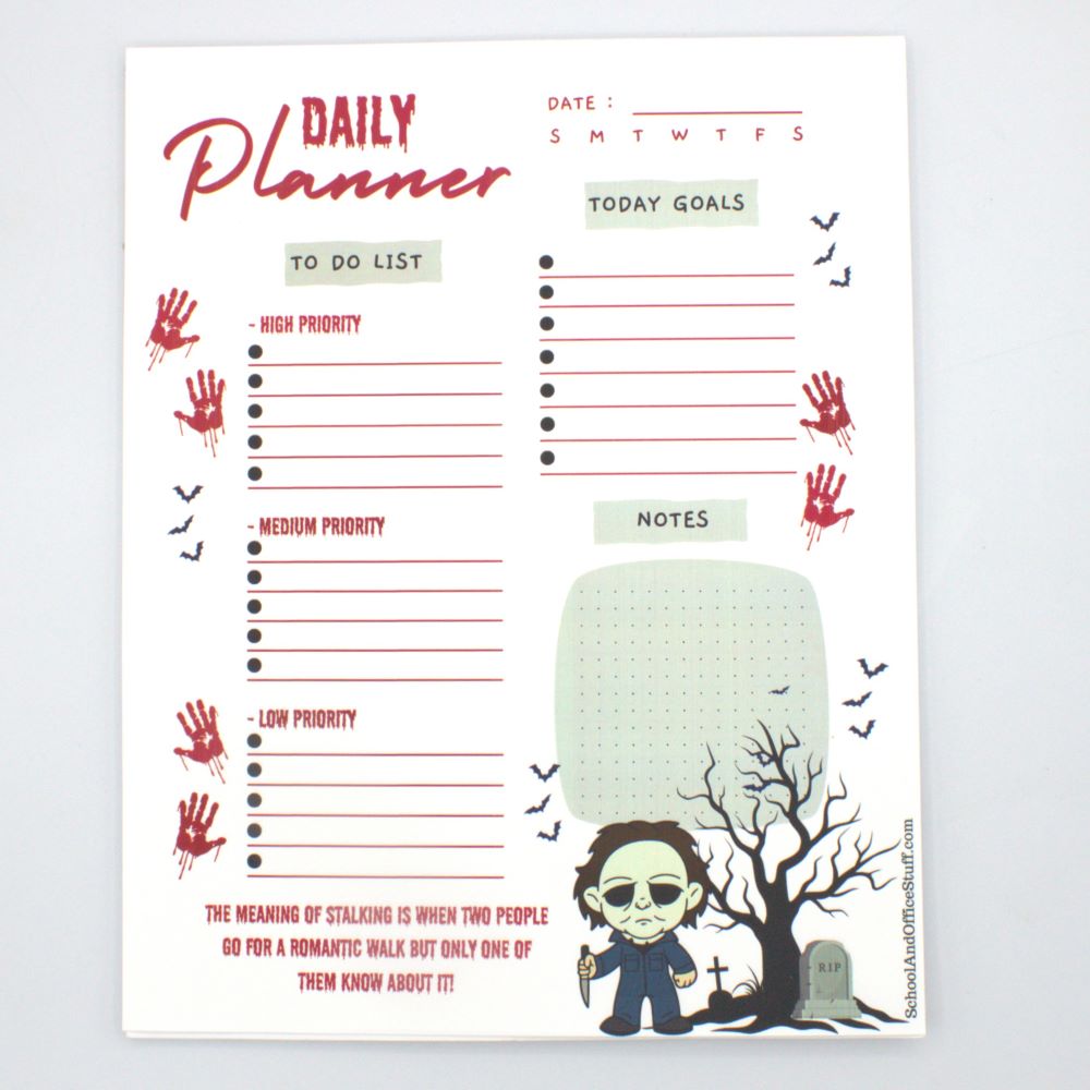 Michael Myers Planner Pad