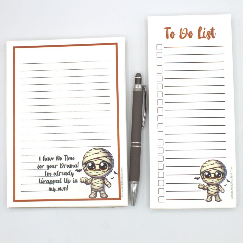 Mummy Notepad Set