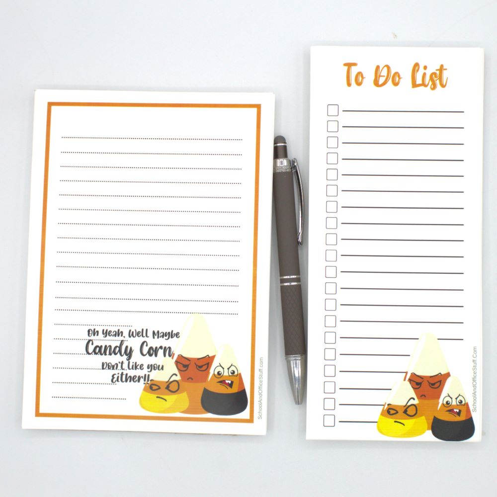 Candy Corn Notepad Set