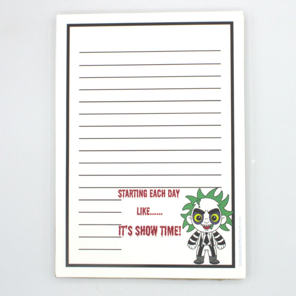 Beetle Juice Notepad