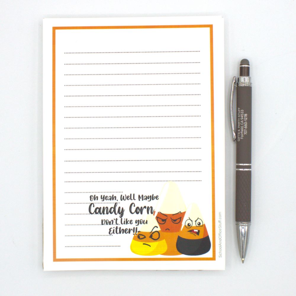 Candy Corn Notepad