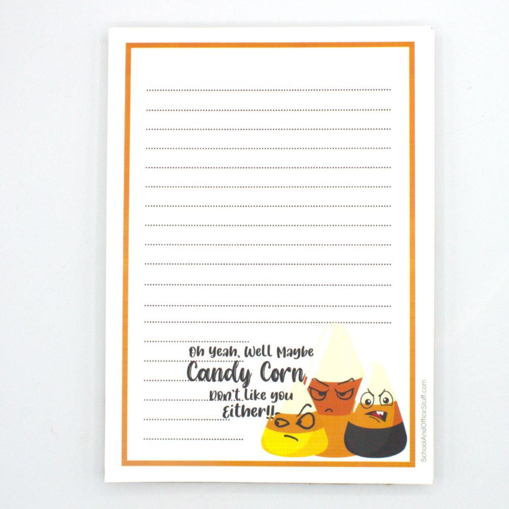 Candy Corn Notepad