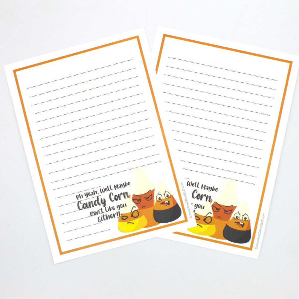 Candy Corn Notepad