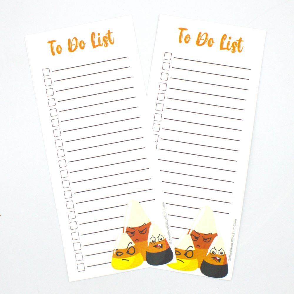 Candy Corn List Pad