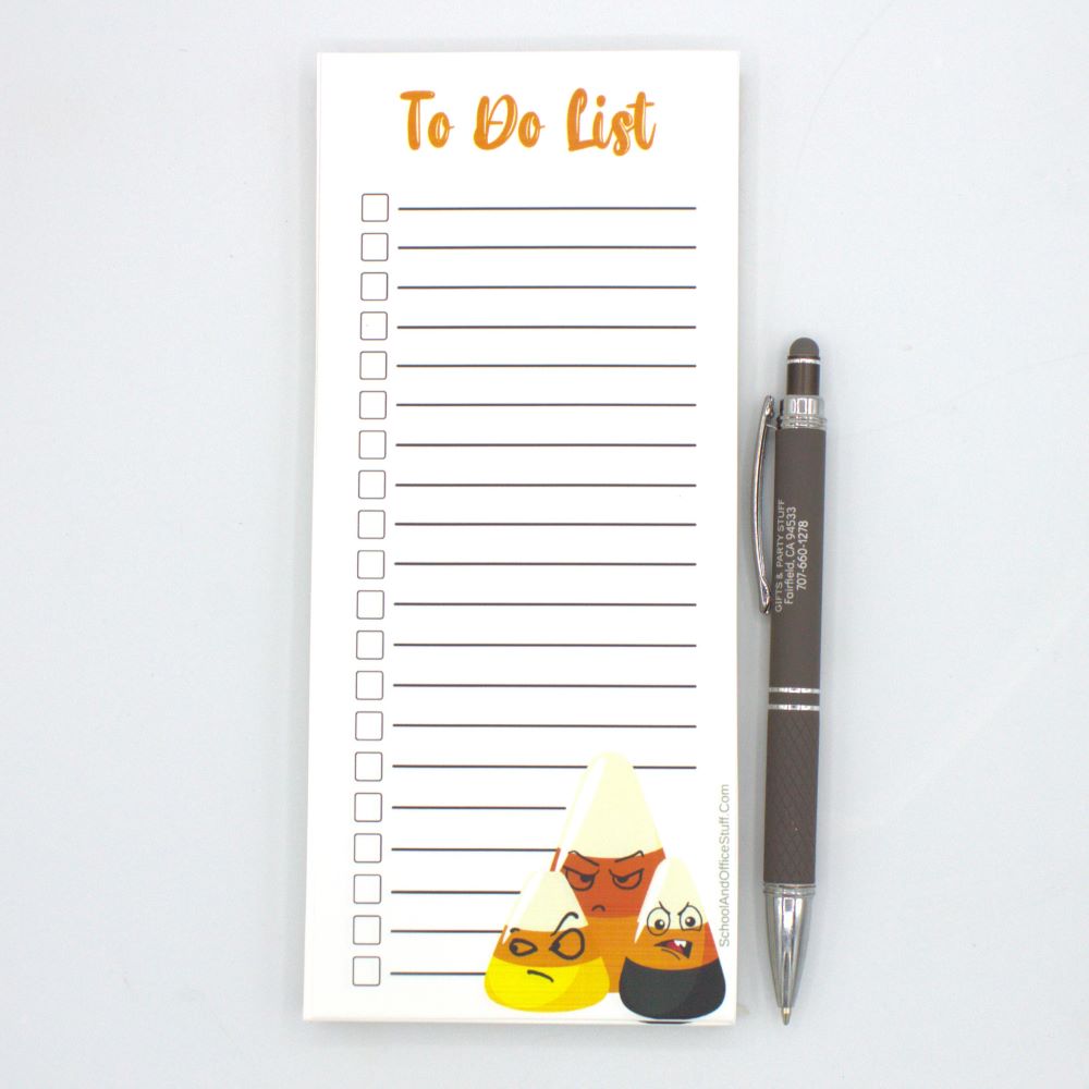 Candy Corn List Pad