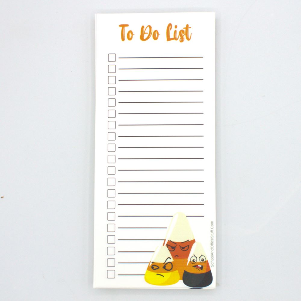 Candy Corn List Pad