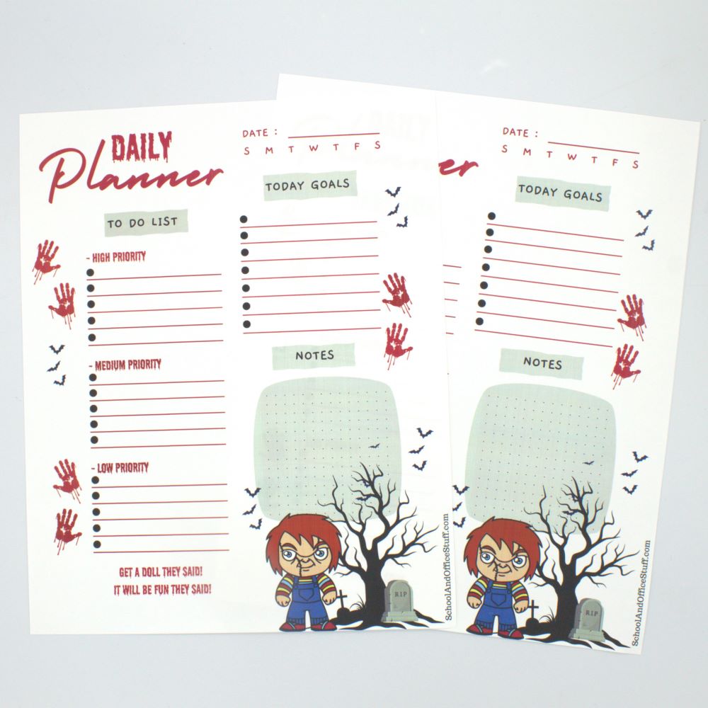 Chucky Planner Pad