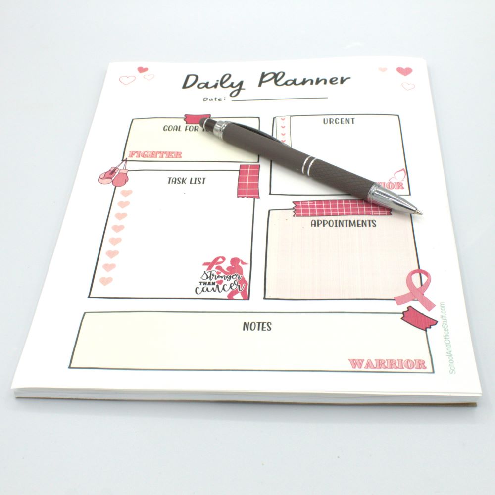 Breast Cancer Awareness Planner Pad