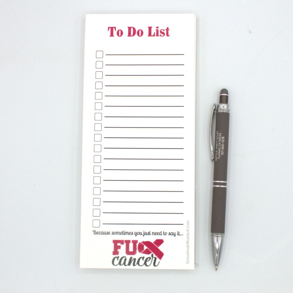 Fuck Breast Cancer List Pad