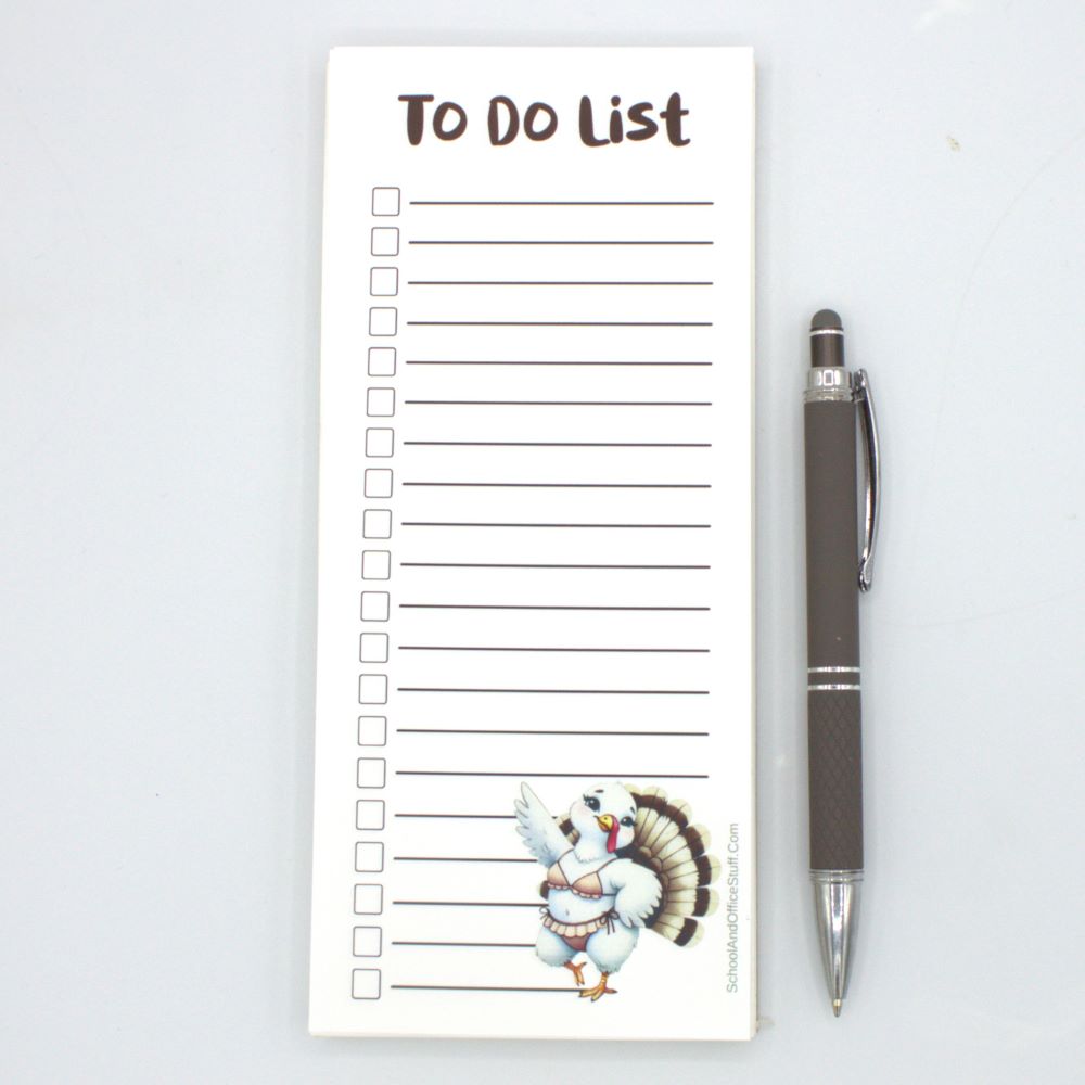 Pretty Turkey List Pad