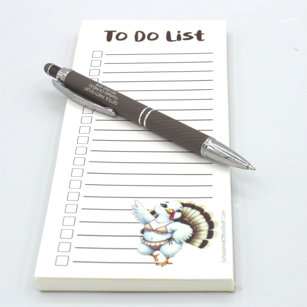 Pretty Turkey List Pad