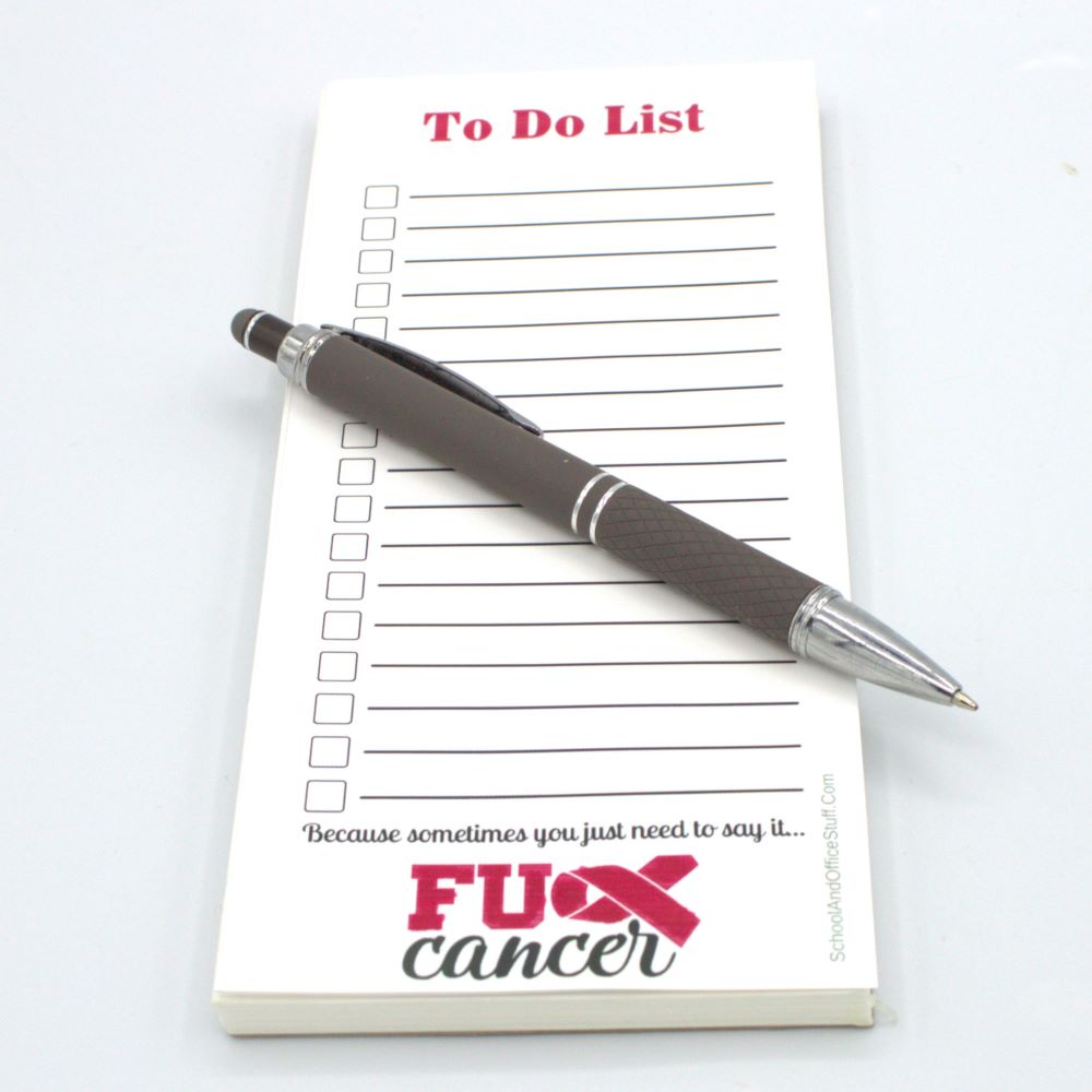 Fuck Breast Cancer List Pad