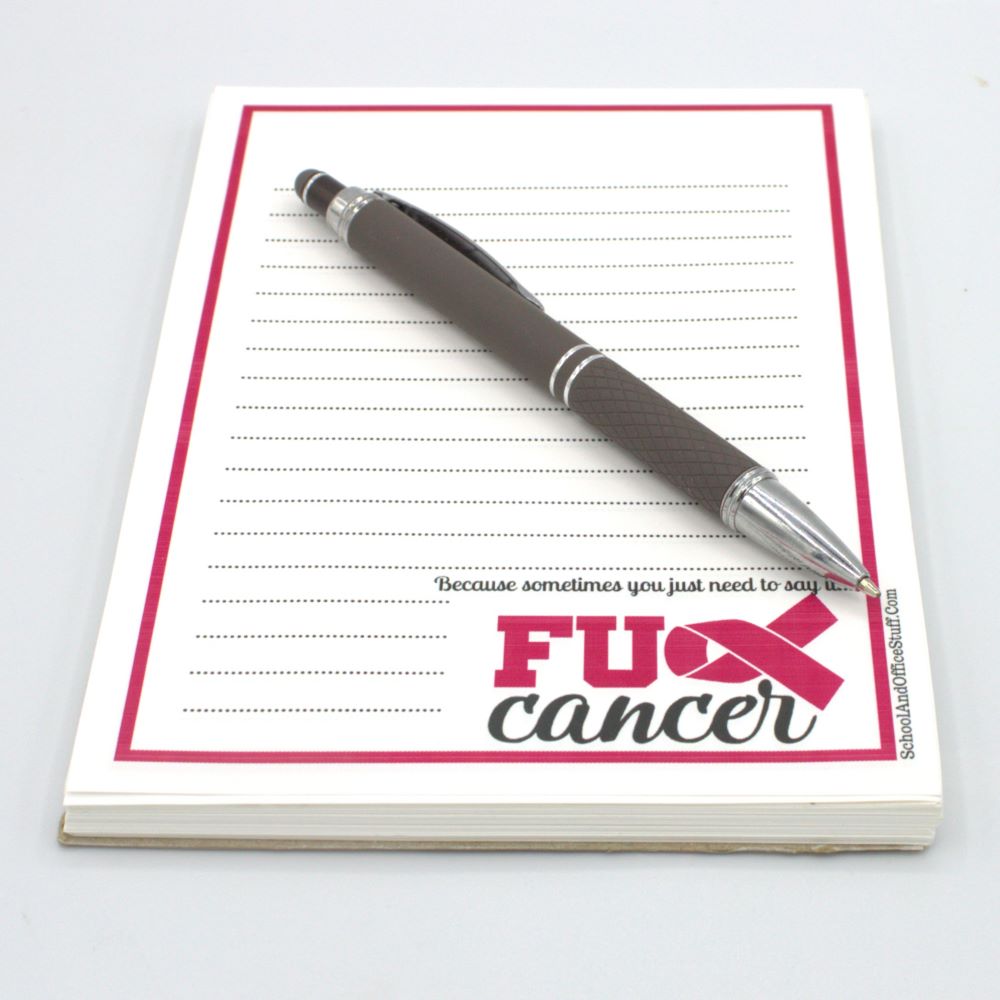 Fuck Breast Cancer Notepad