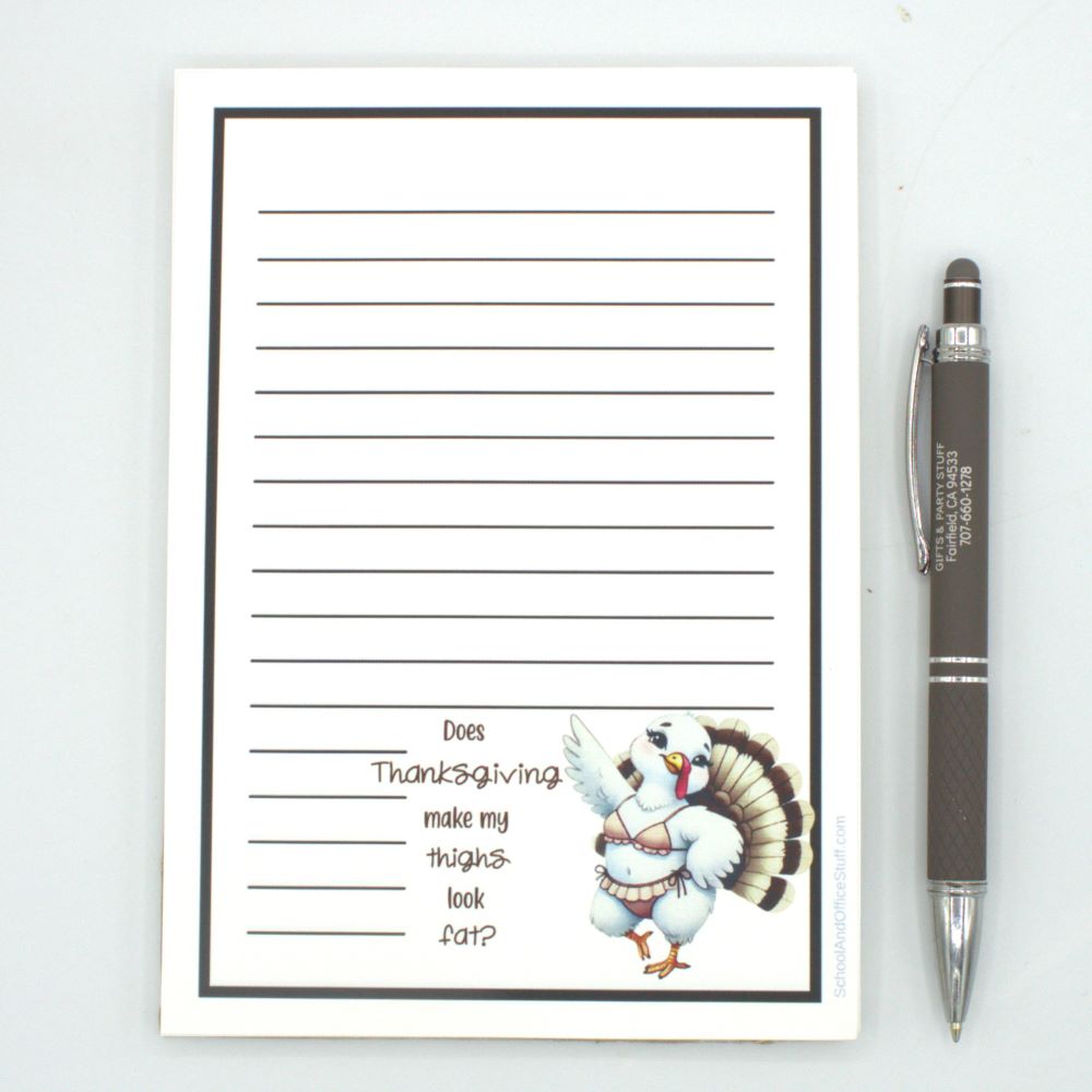 Pretty Turkey Notepad