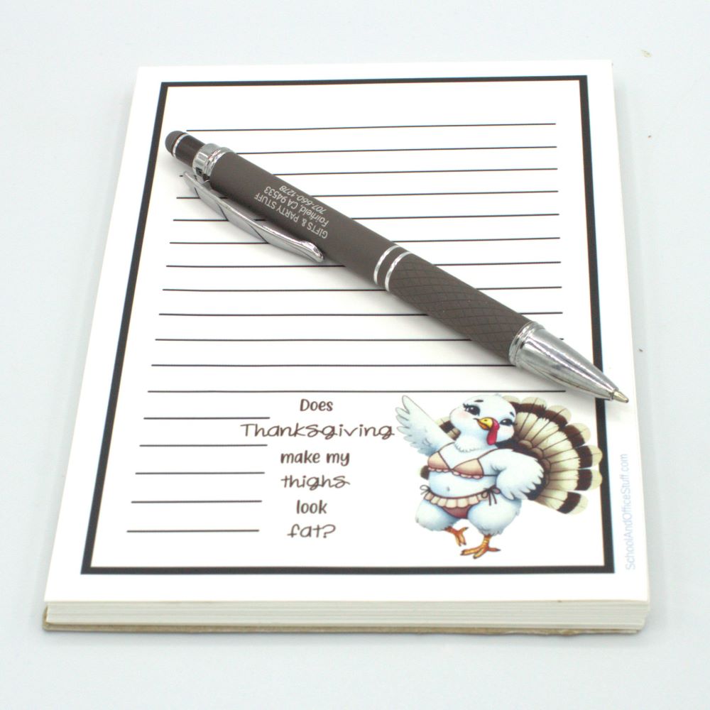 Pretty Turkey Notepad