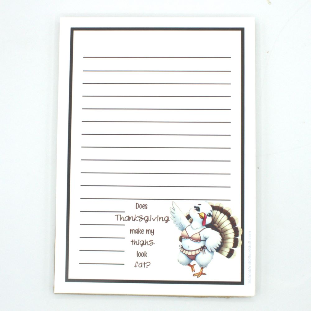 Pretty Turkey Notepad