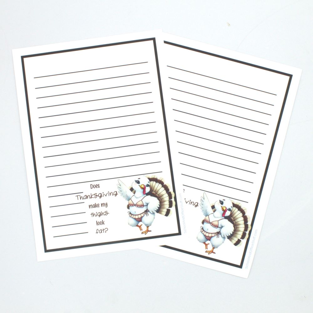 Pretty Turkey Notepad