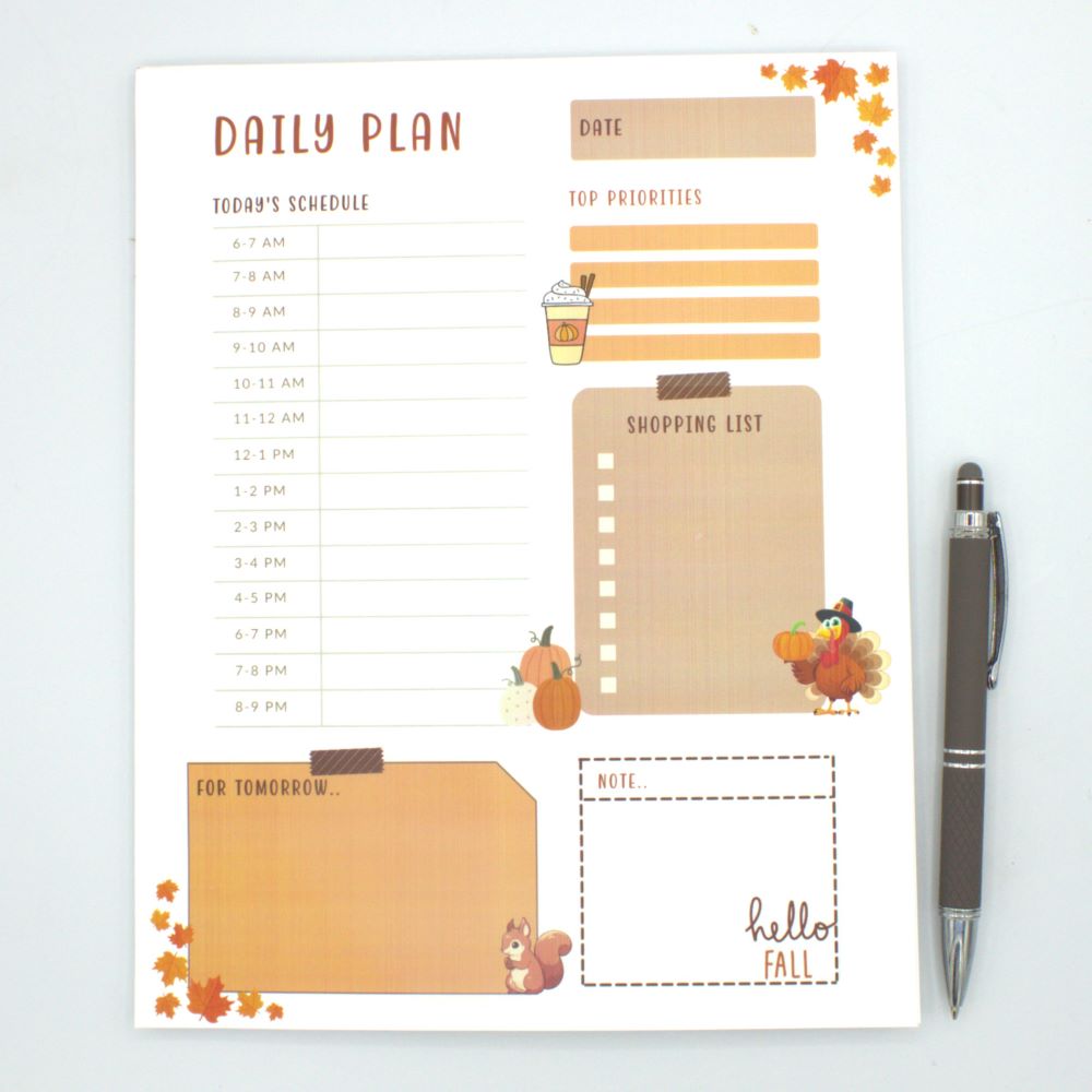 Thanksgiving Planner Pad