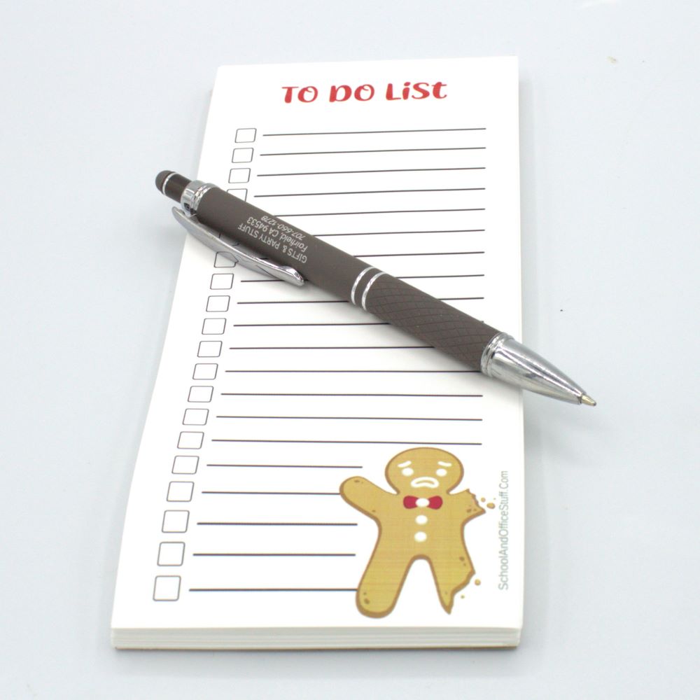 Gingerbread Man List Pad