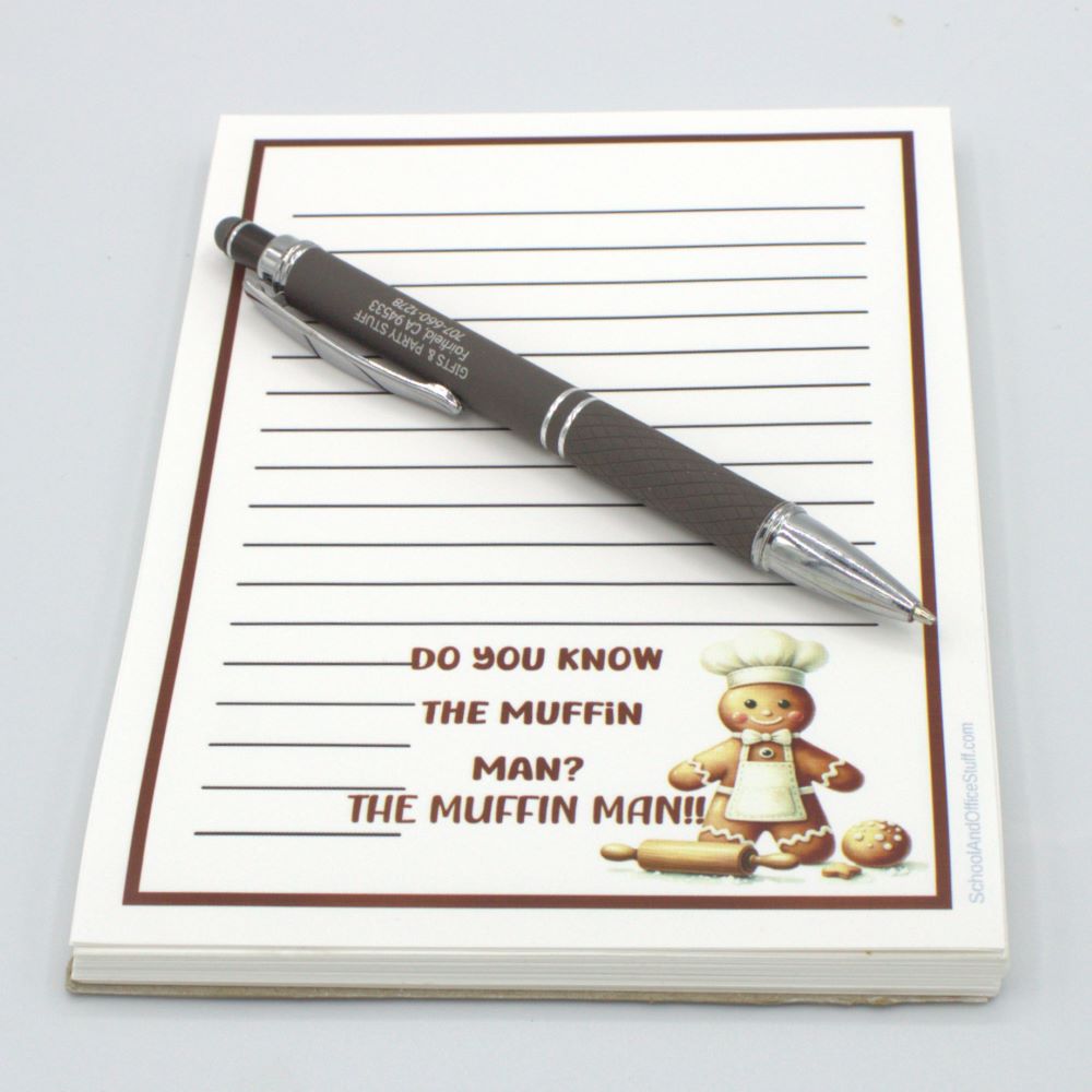 The Muffin Man Notepad