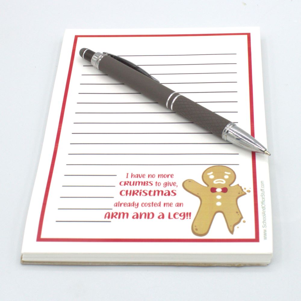 Gingerbread Man Notepad