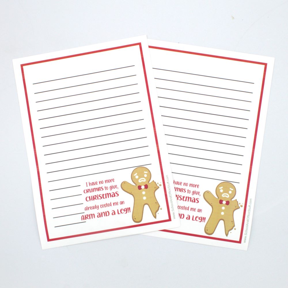 Gingerbread Man Notepad