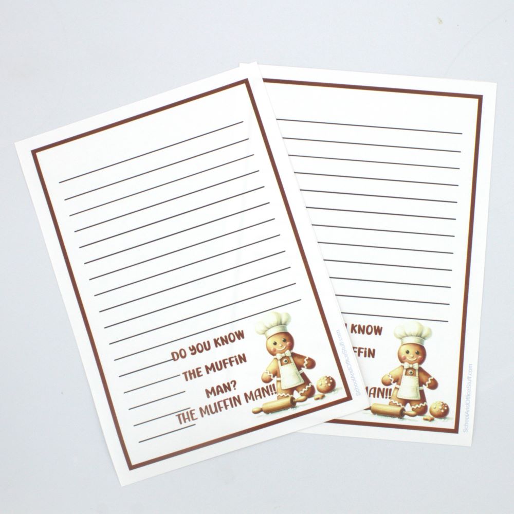 The Muffin Man Notepad