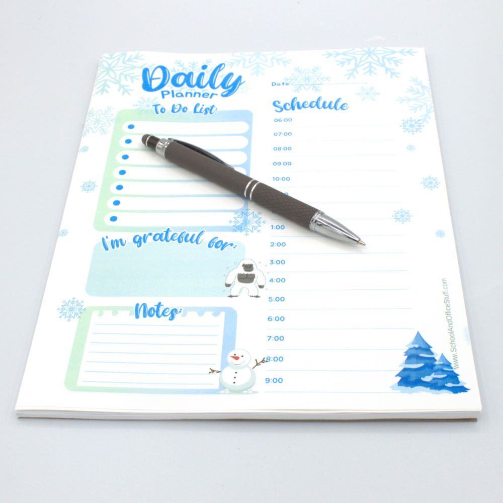 Snowflake Planner Pad