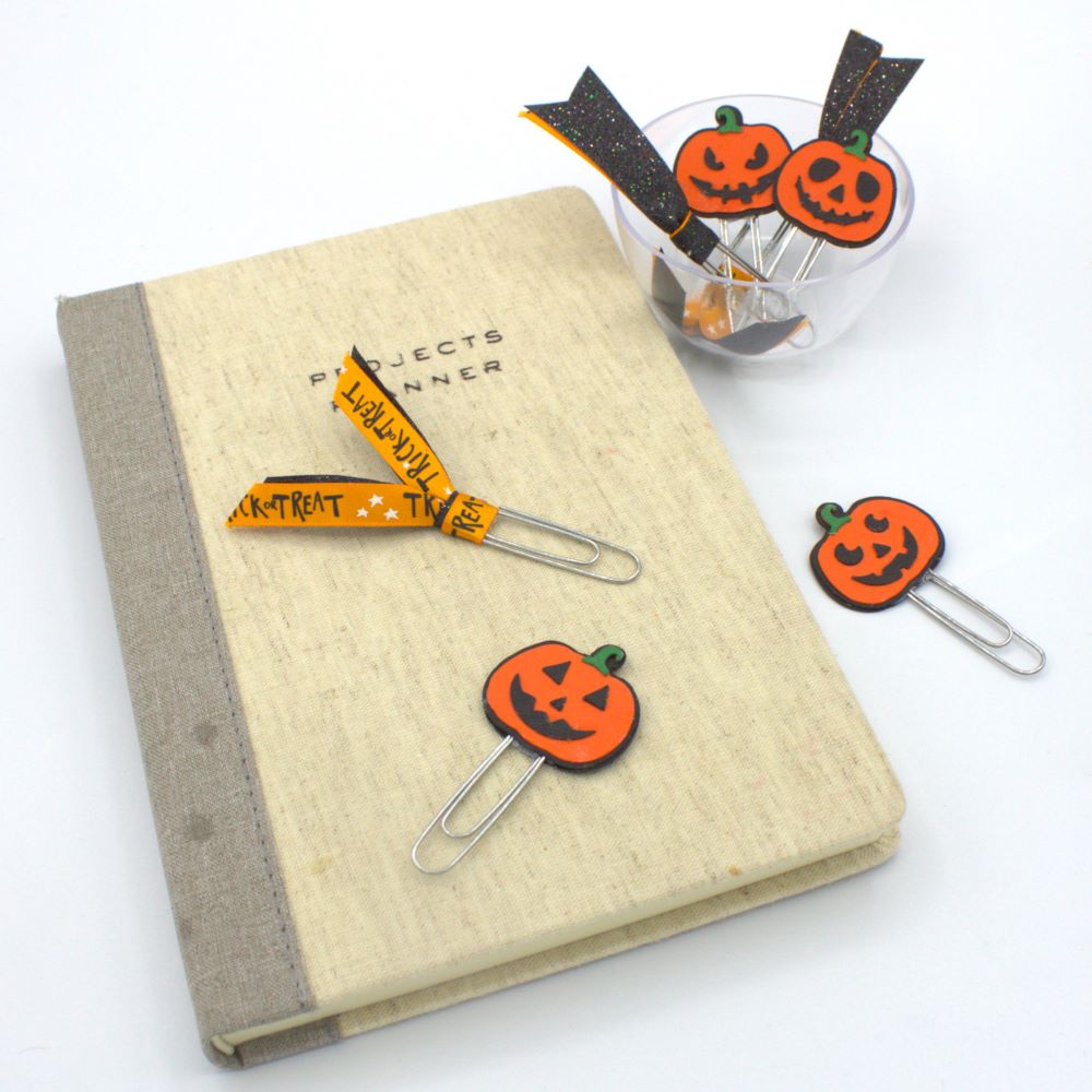 Jacko Lantern Paper Clips