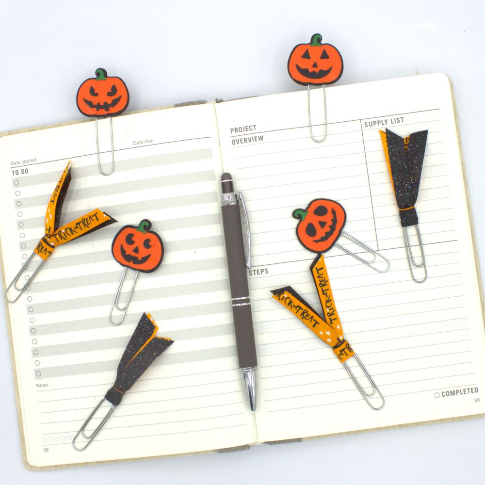 Jacko Lantern Paper Clips