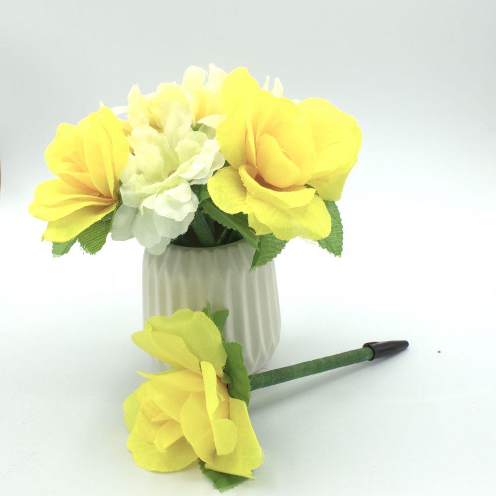 Yellow Flower Pens