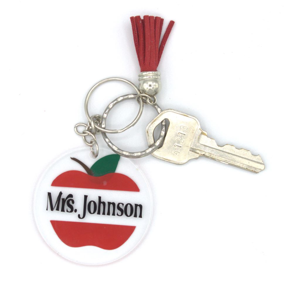 Apple Acrylic Keychain