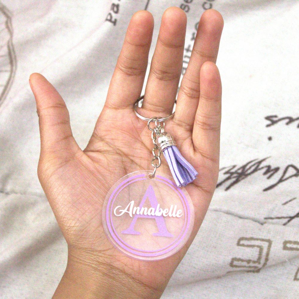 Monogram Keychain