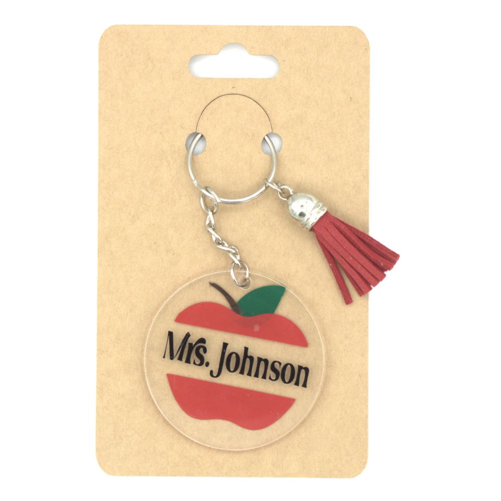 Apple Acrylic Keychain