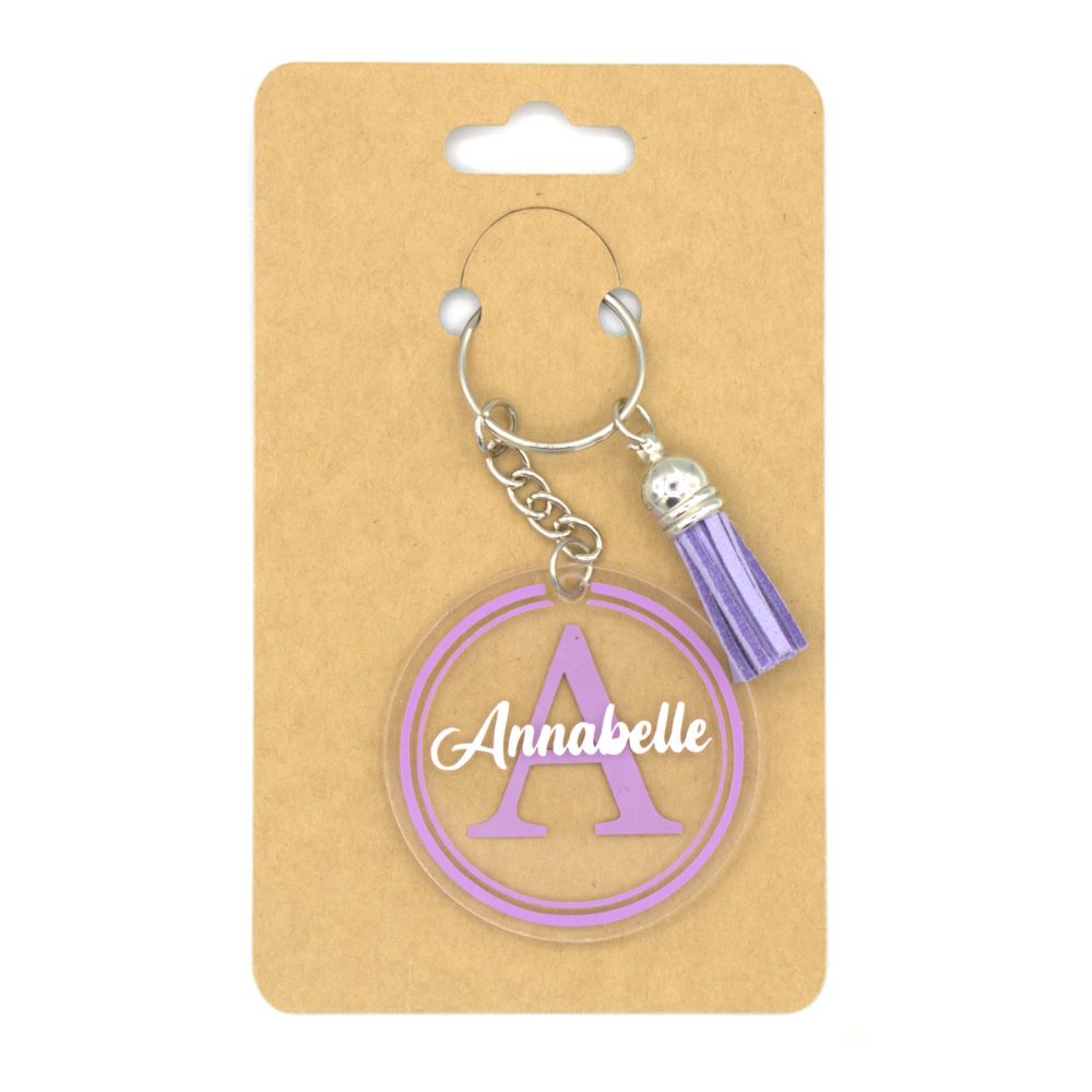 Monogram Keychain